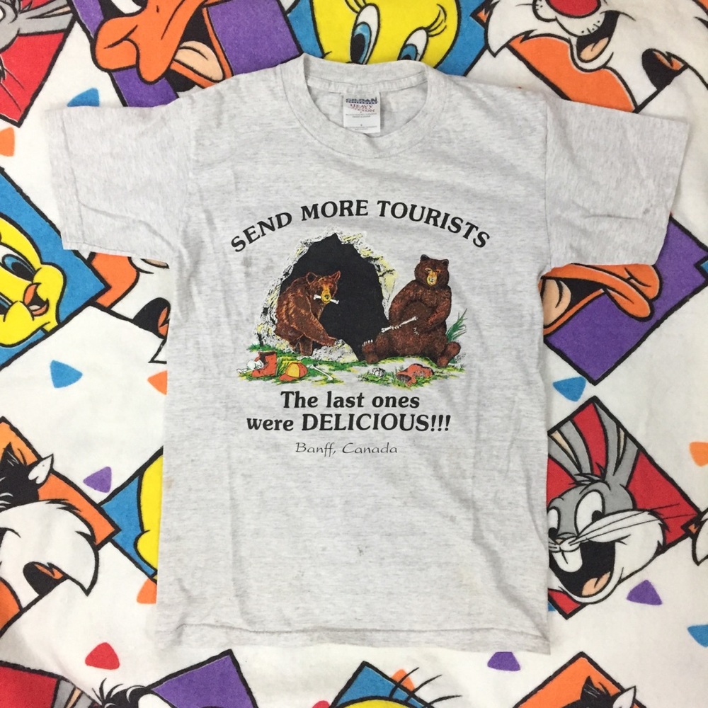 Vintage Banf Canada tourist tee
